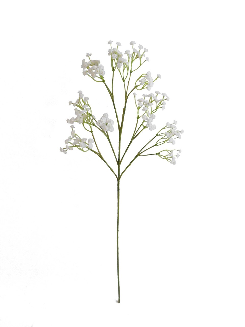 25" Artificial Gypsophila Baby's Breath Spray - Pack of 4 Stems | Realistic Faux Floral Branches for Wedding Bouquets, Home Décor, and Craft Arrangements